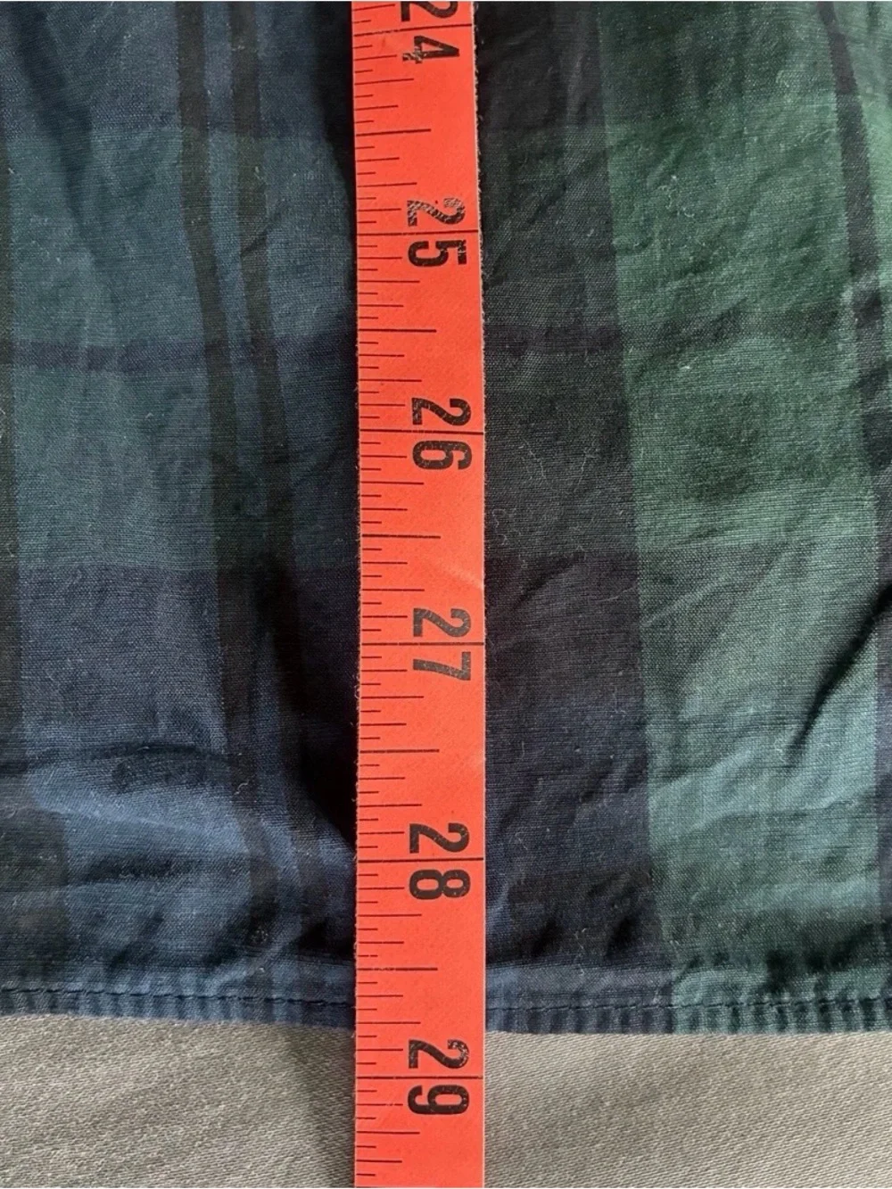 J. Crew Men's Blue and Green Plaid Button-Down Shirt